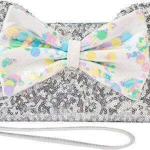 Sequin Wallet with Strap Disney Mickey Mouse & Friends Birthday Celebration